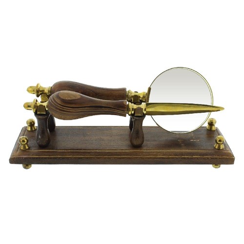 Edles schreibtischset aus - edles, holz