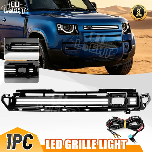 Kühlergrill mit led - led, land