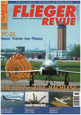 FLIEGER REVUE 6/2002 50 JAHRE Pilatus PC-21 Embraer 170 ILA 2002 Tempelhof 6Tag 