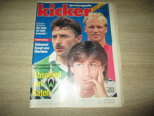 Kicker 1991 91 klaus - kicker, 88/91