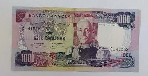 Banknoten angola 1000 - banknoten,