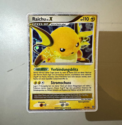 Pokémon tcg raichu - tcg, lv.x