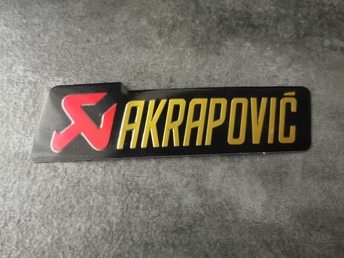 Akrapovic aufkleber hitzefest - aufkleber,