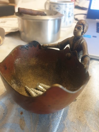 Kleinbronze schale orientale - schale,,