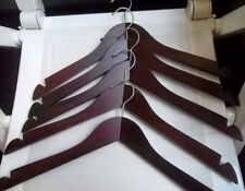 5 Kleiderbügel als Set Garderobe Massivholz Mahagoni, Hänger drehbar, neuwertig