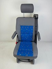 VW T5 T6 Original Drehsitz Hinten Multivan Tetris Blau L Armlehne Schienensystem