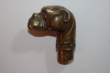 Bronze  Ersatz Griff  Gehstock