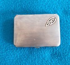 Antikes Zigarettenetui Etui  835 Silber Jugendstil mit Initialen