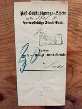 Antiker Post - Behändigungs-