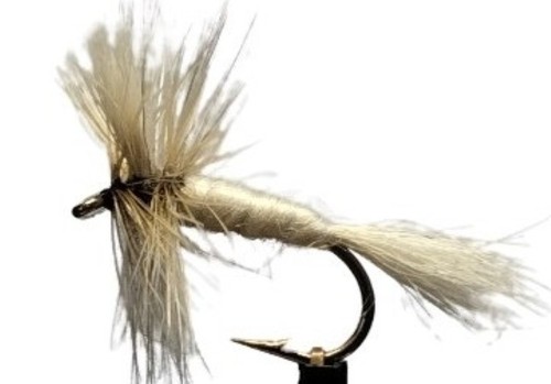 Trockenfliege white wulff - ",
