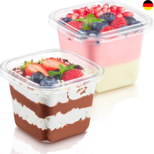 Plastik dessertbecher 360ml - 360ml, 50