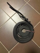Fahrleine Pferd Schwarz Neu