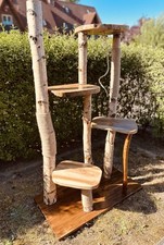 Kratzbaum aus naturholz - aus,