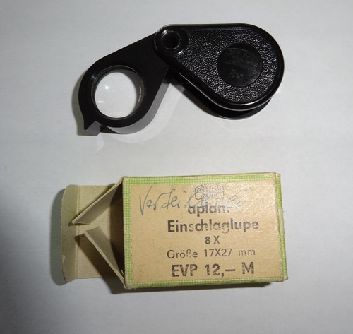 Einschlag lupe carl - einschlag, jena