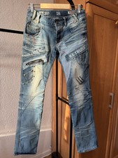 JAPRAG "WE TRUST" Distressed Denim