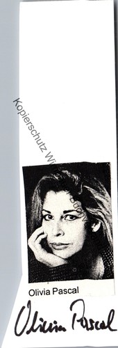 Original autogramm olivia - autogramm,