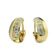 Brillant Ohrringe Creolen 0,36