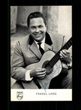 Franz Lang Autogrammkarte