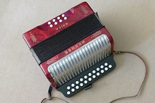 Akkordeon Hohner Erica Stimmung G/C diatonisch (Ziehharmonika / Schifferklavier)