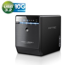 B-WARE - FANTEC QB-35U31 - 4x 3.5" HDD Gehäuse USB 3.2 Gen 2