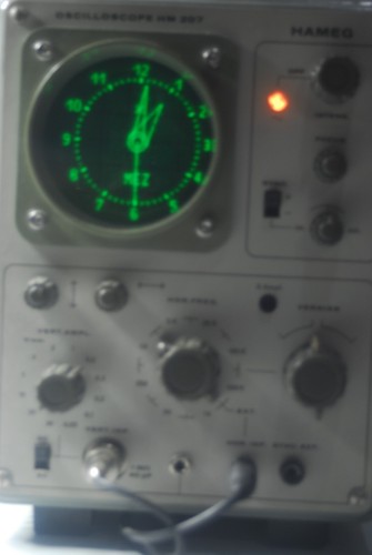 Hameg dcf uhr sondermodell - hameg, dcf-uhr