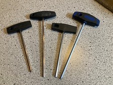 4 Stück T-Griff   6er Inbus    Größe 6mm Innensechskant  Inbusschlüssel