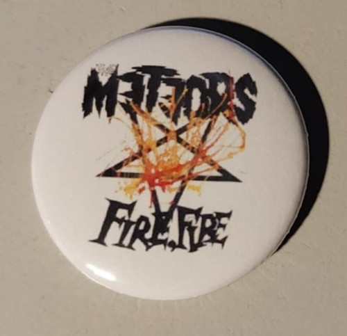 The meteors button psychobilly - meteors,