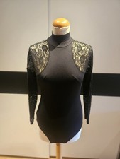 Ballettbody Langarm Gr. 34 schwarz