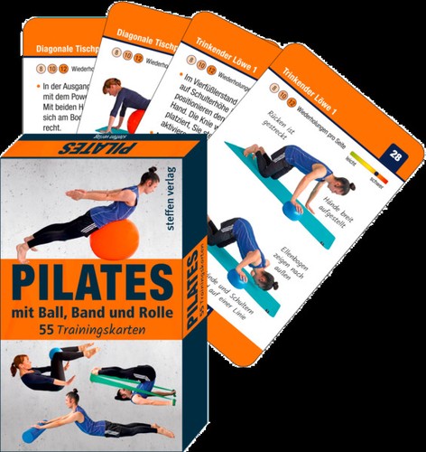 Trainingskarten pilates mit - pilates,