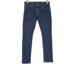 Nudie Herren Jeans Long John Stretch Slim Skinny Lj5 Größe W30 L30