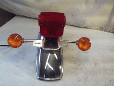 Suzuki GN 125 EZ98 Original Chrom Schutzblech Fender + Blinker + Bremslicht