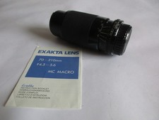 EXAKTA LENS JAPAN 70-210MM 1:4.5-5.6 MC MACRO MC MACRO