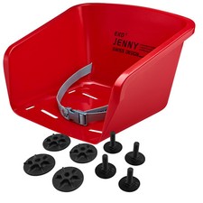 Schlittensitz Jenny rot Schlitten Aufsatz EKO® Baby Kleinkindersitz Kunststoff