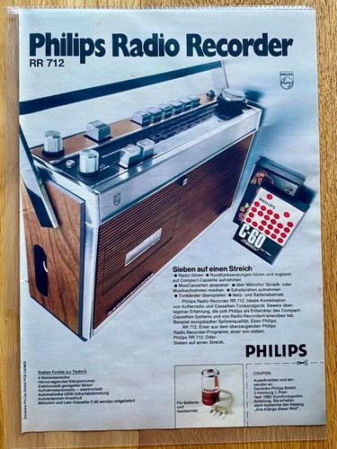 Philips radio recorder 712 - radio,