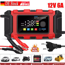 12V LiFePO4 Lithium Autobatterie Ladegerät Vollautomatisches Batterieladegerät