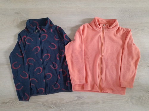 Fleecejacke mädchen - 2x,