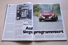 Rallye Racing 08/1974 Fiat 124 Abarth rally mit 170PS im Fahrbericht auf 4 Seite