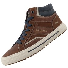 Mustang Herren High Top Sneaker Stiefel Braun 15M0041002-rust Frotteefutter