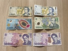 Rumänien Papiergeld ROMANIA LOT  1000 2000 10000  50000 LEI Schein Konvolut