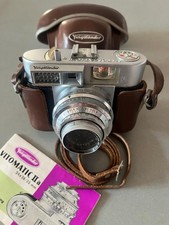 Voigtländer Vitomatic II a, Fotoapparat Analogkamera, mit Zubehör siehe Fotos