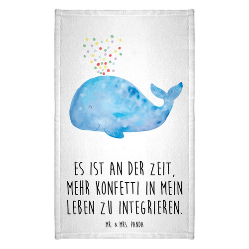 Handtuch wal konfetti - handtuch,