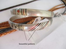 2  TUAREG SILBER Armreifen Original authentisch Marokko Sahara Afrika