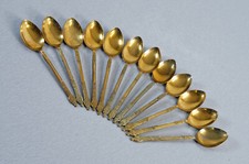 6 EPNS Löffel Cappuccino Mokkalöffel Vintage 1960er Jahre Made in England