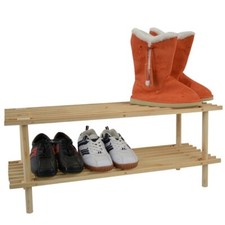 Schuhregal holz etagen - schuhregal, 2