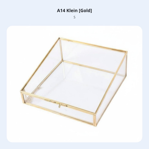 Trapezförmige glasvitrine - trapezförmige,