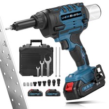 Popnietenzange mit 2X Akku