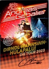 Original Autogramm Andreas Gabalier /// Autograph signiert signed signee  317407