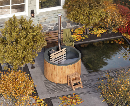 Hot tub badezuber rund m - hot,
