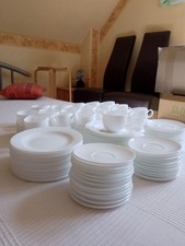 Arc France Kaffeegeschirr für 12 Personen Geschirr weiß