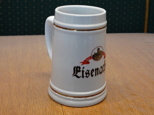Bierkrug porzellan eisenacher - bierkrug,